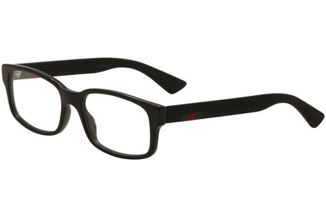 Gucci Men's Eyeglasses GG0012O 001 Black Full Rim Optical 